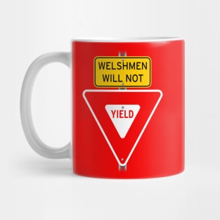 Welshmen Will Not Yield Mug